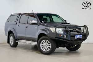 2013 Toyota Hilux KUN26R MY12 SR5 Double Cab Charcoal Grey 5 Speed Manual Utility