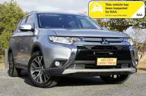 2017 Mitsubishi Outlander ZK MY17 LS 2WD Safety Pack Silver 6 Speed Constant Variable Wagon