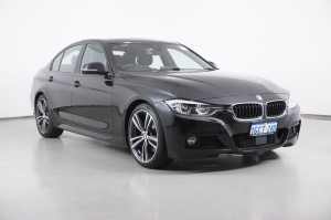 2016 BMW 330i F30 LCI Luxury Line Black 8 Speed Automatic Sedan