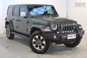 2021 Jeep Wrangler JL MY21 V2 Unlimited Overland Green 8 Speed Automatic Hardtop