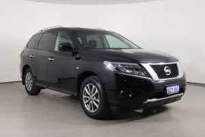 2016 Nissan Pathfinder R52 MY15 ST (4x2) Black Continuous Variable Wagon