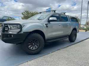 2020 Ford Ranger PX MkIII MY20.25 XLT 2.0 (4x4) Silver, Chrome 10 Speed Automatic Double Cab Pick Up