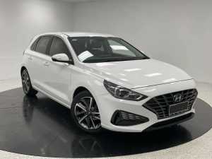 2021 Hyundai i30 PD.V4 MY22 Active White 6 Speed Sports Automatic Hatchback