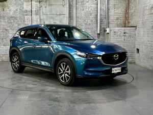2017 Mazda CX-5 KF4WLA GT SKYACTIV-Drive i-ACTIV AWD Blue 6 Speed Sports Automatic Wagon