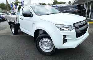 2021 Isuzu D-MAX RG MY21 SX 4x2 High Ride White 6 Speed Sports Automatic Cab Chassis