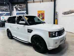 2012 Land Rover Range Rover Sport L320 12MY SDV6 Luxury White 6 Speed Sports Automatic Wagon