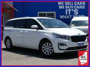 2018 Kia Carnival YP MY19 S Clear White 8 Speed Sports Automatic Wagon