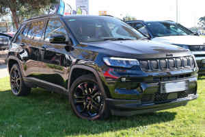 2022 Jeep Compass M6 MY23 Night Eagle FWD Black 6 Speed Automatic Wagon Caroline Springs Melton Area Preview