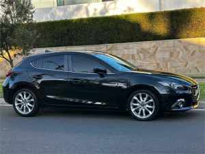 2016 Mazda 3 BM MY15 SP25 GT Black 6 Speed Automatic Hatchback