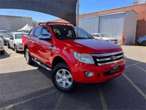 2014 Ford Ranger PX XLT 3.2 (4x4) Red 6 Speed Automatic Double Cab Pick Up