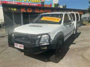 2007 Holden Rodeo RA MY07 LX (4x4) White 5 Speed Manual Crew Cab Chassis Underwood Logan Area Preview
