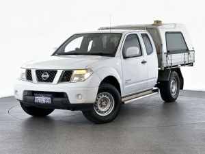 2013 Nissan Navara D40 S8 RX King Cab White 5 Speed Automatic Cab Chassis