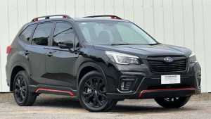 2021 Subaru Forester S5 MY21 2.5i Sport CVT AWD Black 7 Speed Constant Variable Wagon