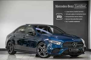 2022 Mercedes-Benz A-Class V177 803MY A180 DCT Blue 7 Speed Sports Automatic Dual Clutch Sedan