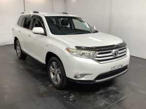 2012 Toyota Kluger GSU40R MY11 Upgrade KX-S (FWD) Crystal Pearl 5 Speed Automatic Wagon