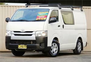 2016 Toyota HiAce KDH201R MY16 LWB White 5 Speed Manual Van