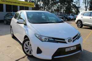2014 Toyota Corolla ZRE182R Ascent S-CVT White 7 Speed Constant Variable Hatchback