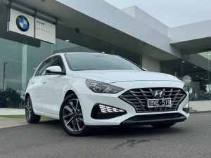 2022 Hyundai i30 PD.V4 MY22 Elite White 6 Speed Sports Automatic Hatchback