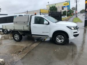2017 Holden Colorado RG MY16 LS (4x4) White 6 Speed Automatic Cab Chassis