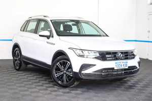 2023 Volkswagen Tiguan 5N MY24 110TSI Life DSG 2WD Pure White 6 Speed Sports Automatic Dual Clutch