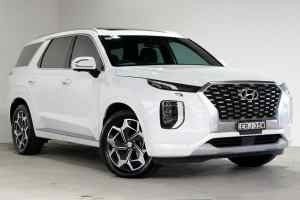 2022 Hyundai Palisade LX2.V2 MY22 Highlander AWD White 8 Speed Sports Automatic Wagon