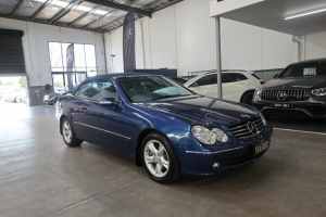 2003 Mercedes-Benz CLK-Class A209 CLK320 Avantgarde Bright Blue 5 Speed Automatic Cabriolet