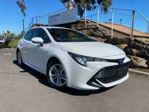 2021 Toyota Corolla ZWE211R Ascent Sport Hybrid White Constant Variable Hatchback