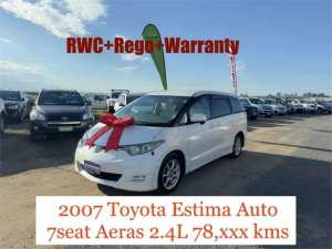2007 Toyota Estima ACR50 Aeras White 4 Speed Automatic Wagon Archerfield Brisbane South West Preview