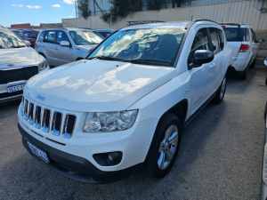 2012 Jeep Compass MK MY12 Sport (4x2) White Continuous Variable Wagon