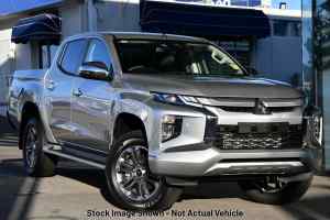 2023 Mitsubishi Triton MR MY23 GLS Double Cab Sterling Silver 6 Speed Sports Automatic Utility