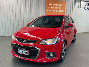 2016 Holden Barina TM MY17 LT Red 6 Speed Automatic Hatchback