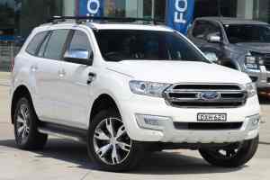 2018 Ford Everest UA 2018.00MY Titanium Arctic White 6 Speed Sports Automatic SUV Greenacre Bankstown Area Preview