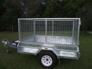 Heavy Duty 8 x 5 1.4 ton Braked with Cage Wauchope Port Macquarie City Preview