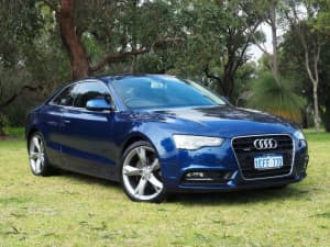 2013 Audi A5 8T MY13 S Tronic Quattro Blue 7 Speed Sports Automatic Dual Clutch Coupe