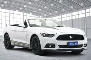2016 Ford Mustang FM GT SelectShift White 6 Speed Sports Automatic Convertible