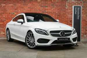 2016 Mercedes-Benz C-Class C205 C300 7G-Tronic White 7 Speed Sports Automatic Coupe