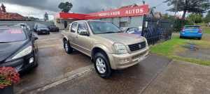 2003 Holden Rodeo RA LT Gold 4 Speed Automatic Crew Cab Pickup