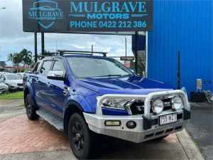 2015 Ford Ranger PX MkII XLT 3.2 (4x4) Blue 6 Speed Automatic Double Cab Pick Up