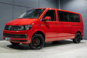 2017 Volkswagen Caravelle 7H MY17 Comfortline TDI340 Red 7 Speed Auto Direct Shift Wagon