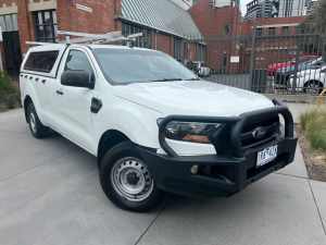 2015 Ford Ranger PX MkII XL White 6 Speed Manual Cab Chassis