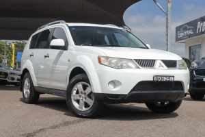 2009 Mitsubishi Outlander ZG MY09 LS White 6 Speed Constant Variable Wagon