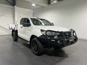 2021 Toyota Hilux GUN126R SR (4x4) White 6 Speed Automatic X Cab Cab Chassis