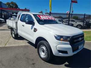 2016 Ford Ranger PX MkII XL 2.2 Hi-Rider (4x2) White 6 Speed Automatic Cab Chassis