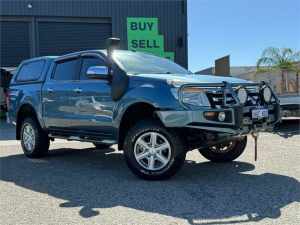 2013 Ford Ranger PX XLT 3.2 (4x4) Blue 6 Speed Automatic Double Cab Pick Up
