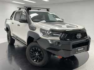 2022 Toyota Hilux GUN126R Rugged X Double Cab White 6 Speed Sports Automatic Utility