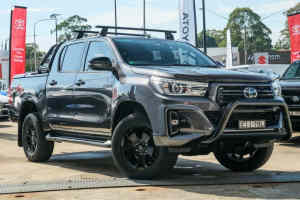 2020 Toyota Hilux GUN126R Rogue Double Cab Grey 6 Speed Sports Automatic Utility