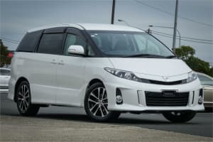 2012 Toyota Estima ACR50W Aeras White Automatic Wagon