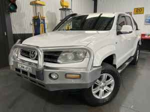 2013 Volkswagen Amarok 2H MY12.5 TDI420 Highline (4x4) White 8 Speed Automatic Dual Cab Utility McGraths Hill Hawkesbury Area Preview