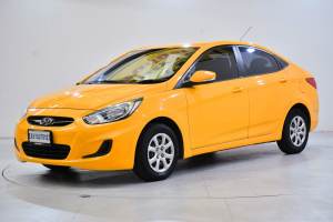 2014 Hyundai Accent RB2 Active Yellow 4 Speed Sports Automatic Sedan