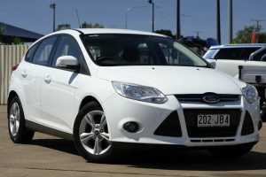2014 Ford Focus LW MkII MY14 Trend PwrShift White 6 Speed Sports Automatic Dual Clutch Hatchback